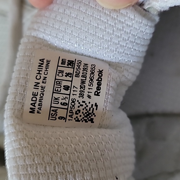 Womens Reebok runners, white, size 9 - Picture 5 of 5